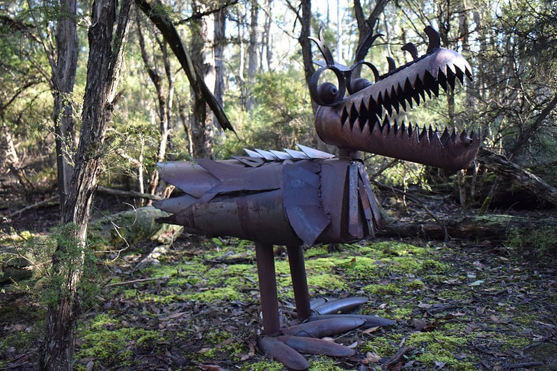 Dino, Tread Sculptures, Melbourne