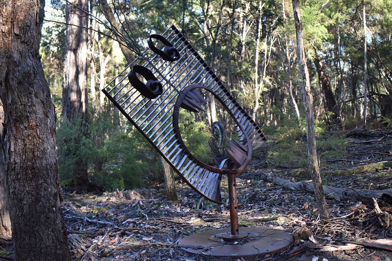 Grumpy Grate by Tread Sculptures, Melbourne