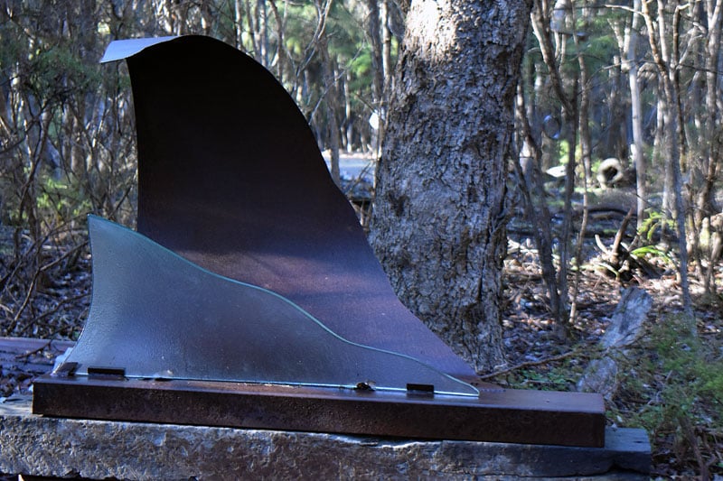 Shorebreak in scrap metal, Tread Sculptures, Melbourne