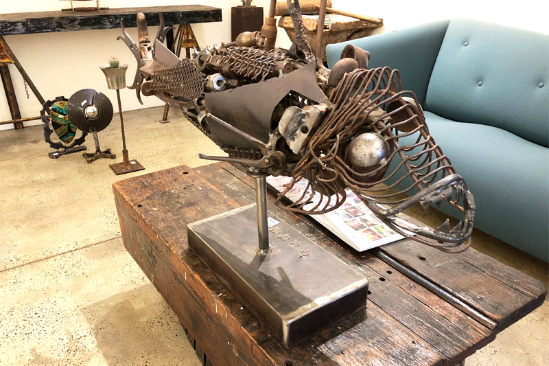 Industrial style furniture created by Tread Sculptures in Melbourne, Australia