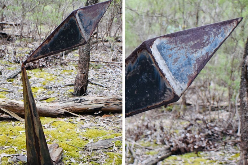 Scrap metal for outdoor decoration by Tread Sculptures in Melbourne, Australia