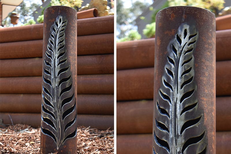 Gracefully handmade scrap metal sunflower garden art by Tread Sculptures in Melbourne, Australia