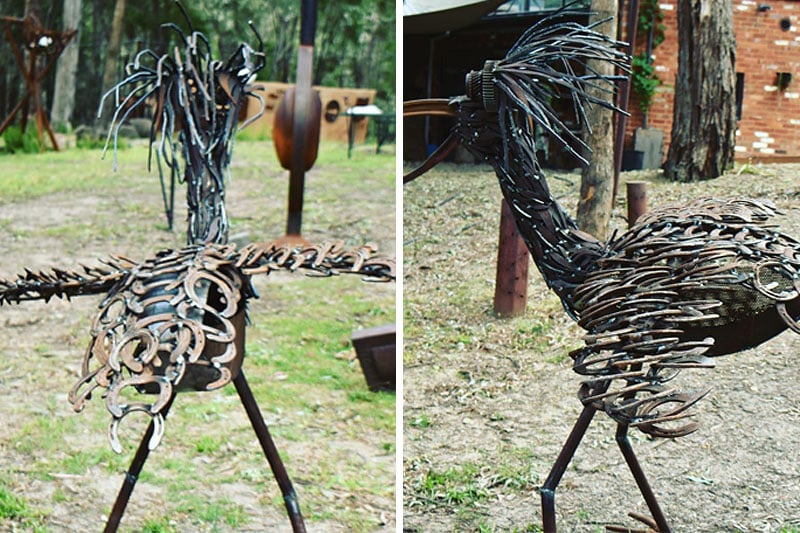 Stunning scrap metal animal handmade by Tread Sculptures in Melbourne, Australia