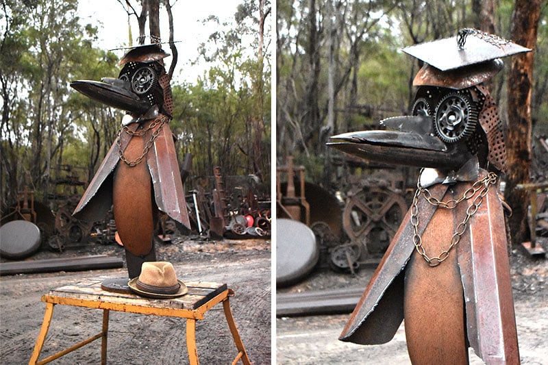Tread Sculptures | Animal Sculpture Made of Scrap Metals