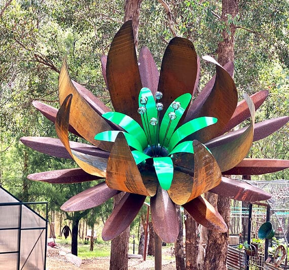 An outdoor scrap metal handmade by Tread Sculptures in Melbourne, Australia