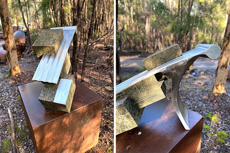 Contemporary stainless steel handmade by Ernst Fries in Victoria, Australia