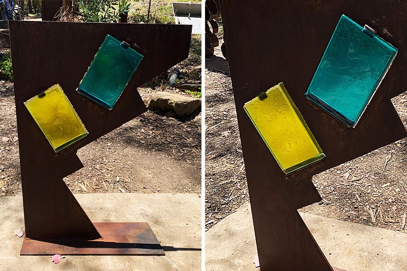 Del Verde glass sculpture in Melbourne, Australia