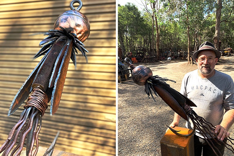 Tread Sculptures | Quirky Metal Fish Sculpture