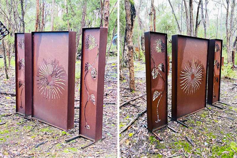 Reclaimed metal panel box for any garden space