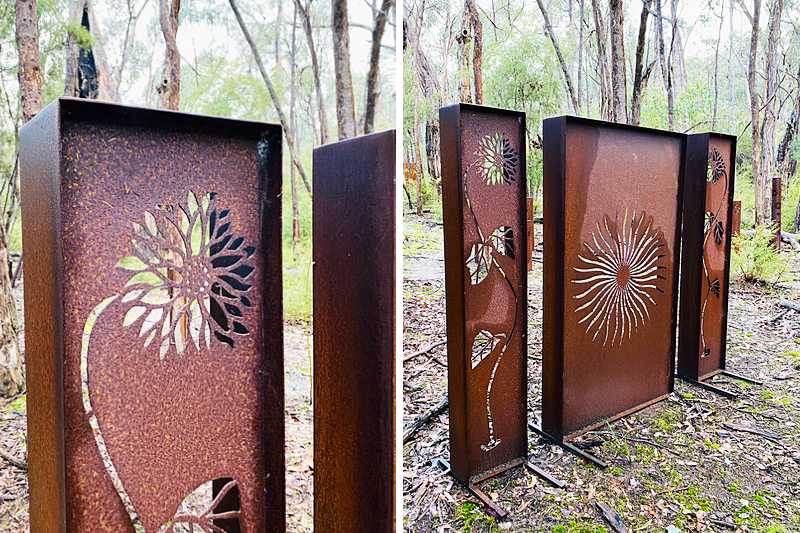 Reclaimed metal panel box for any garden space