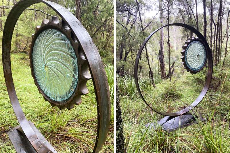 Handmade glass sculpture in Melbourne, Australia
