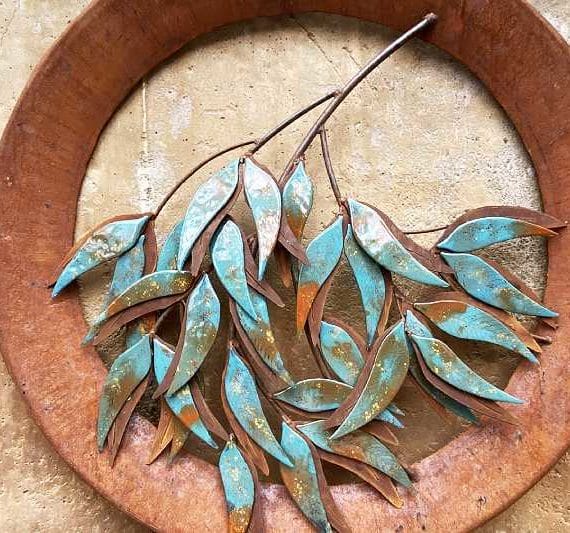 Scrap metal hanging art by Tread Sculptures in Melbourne, Australia