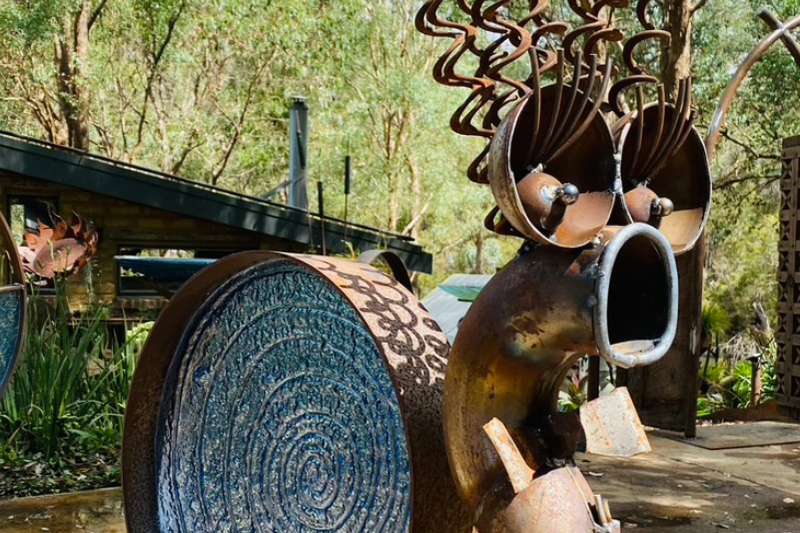 Handmade snail sculpture in Melbourne, Australia