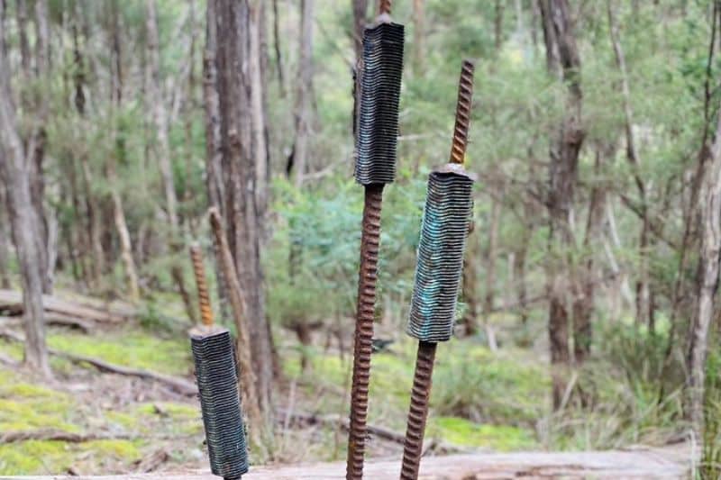 Reclaimed rebar in Melbourne, Australia