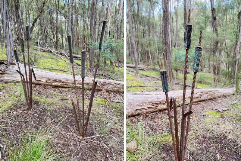 Reclaimed rebar in Melbourne, Australia