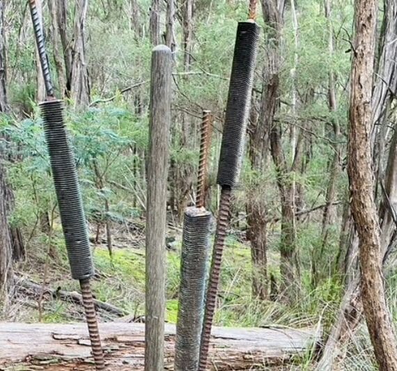 Reclaimed rebar in Melbourne, Australia