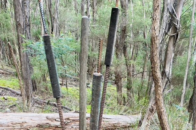 Reclaimed rebar in Melbourne, Australia