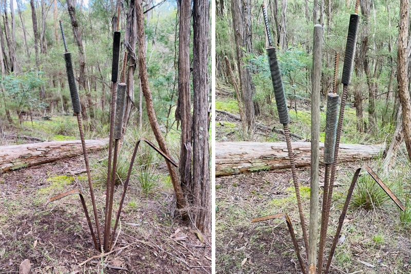 Reclaimed rebar in Melbourne, Australia