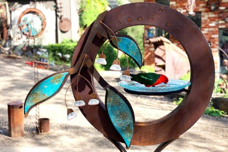 Tread Designs Glass and Metal Modern Bird Baths Australia